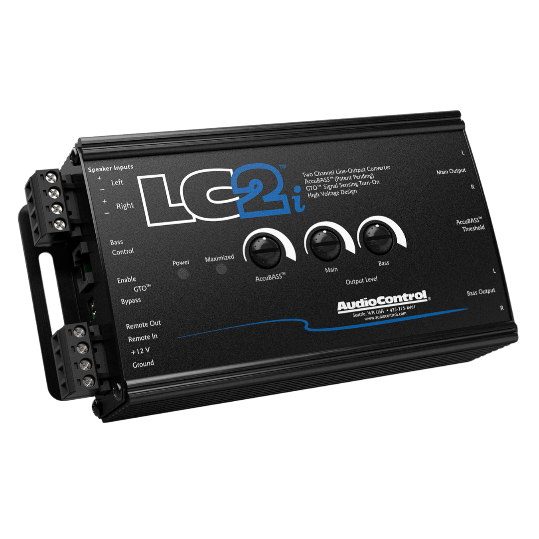 AudioControl LC2i | 2-Kanaals Line-Out Converter met AccuBASS® en Subwoofer Control