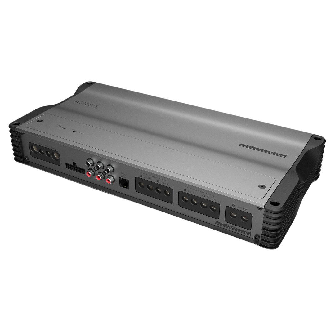 AudioControl A1100.5 - 5-Kanaals Versterker - 4 x 90/125 + 1 x 400/600 Watt RMS vermogen bij 4/2 Ohm impedantie