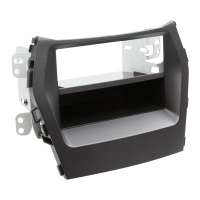 2-DIN Paneel met Pocket Hyundai Santa Fé (DM) 2012-2019 Kleur: Zwart - Pioneer CA-HM-HYU.013