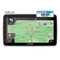 Hamburg 948 DAB-  1-DIN auto multimedia, 10,1 inch HD touchscreen, (camper) Navigatie , Draadloos Apple CarPlay + Draadloos Android Auto, DAB+,  Bluetooth, USB, achteruitrijcamera