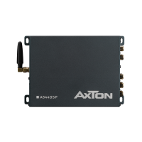 Axton A544DSP - ISO  4-kanaals DSP versterker  10-kanaals DSP  Bluetooth Streaming  4x 25 Watt RMS bij 4 Ohm impedantie