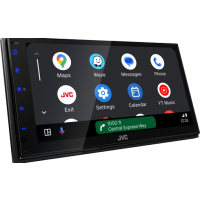 JVC KW-M593BT Mechless' AV-Receiver met 6.8" High Res scherm. Ondersteunt via USB Apple CarPlay®/Android Auto™ en iPhone/Android scherm mirroring.