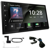 Kenwood DMX6523DABS- Digitale AV-receiver • 6.8” WSVGA-scherm • Draadloze Apple CarPlay/Android Auto & iPhone & Android Mirroring • DAB+ Tuner
