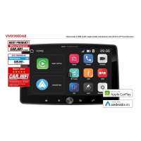 ESX VMX900DAB - Universele 1-DIN multi-angle media-moniceiver met 22,8 cm (9") touchscreen