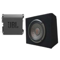 JBL Stage102pakket compleet met JBL Stage 800201 versterker + bekabeling