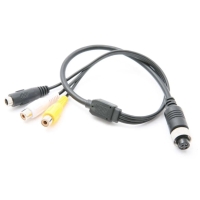 M-USE 675103598 - adapterkabel RCA+Power naar 4-pin (Female)