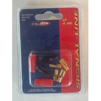 Caliber ST4.48 - 4x 4,8 mm schuifschoen tot 4mm draaddikte (2x rood + 2x zwart)