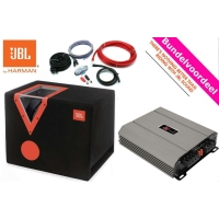 JBL CSX-1400 LOW BUDGET bass-pakket met Excalibur X11000.1 en bekabeling