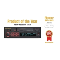 Pioneer SXT-C10PS retro-look DAB+ autoradio met bluetooth usb en app control